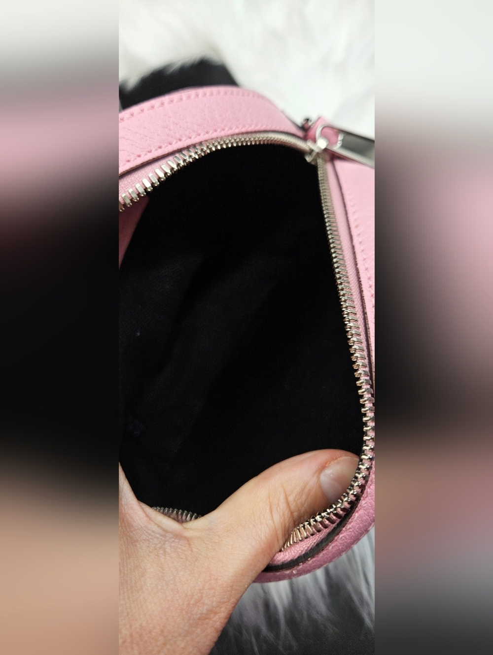 GUCCI Rainbow Psychedelic Round Shoulder Messenger Bag Purse Pink Handbag - Picture 14 of 17